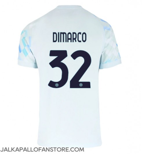 Inter Milan Federico Dimarco #32 Vieraspaita 2025-26 Lyhythihainen Inter Milan Federico Dimarco #32 Vieraspaita 2025-26 Lyhythihainen